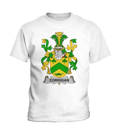 Corrigan Family Crest Irish Family Crests II Kids T-Shirt