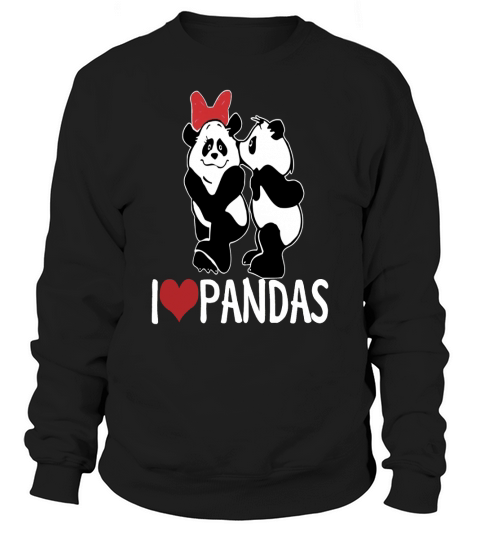 LOVE PANDA BEAR VALENTINE DAY Sweatshirt Unisex