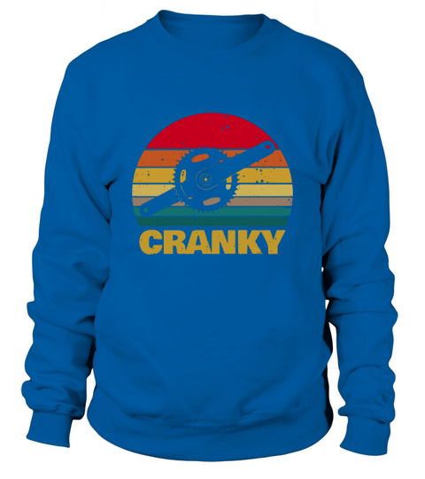 Cranky bicycle vintage Sweatshirt Unisex