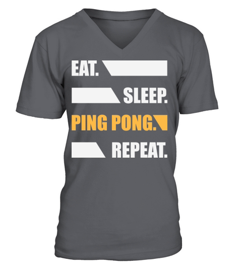 Eat Sleep Ping Pong Repeat V-Neck T-shirt