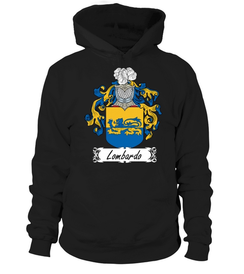 Lombardo Family Crest Italian Family Crests Hoodie Unisex