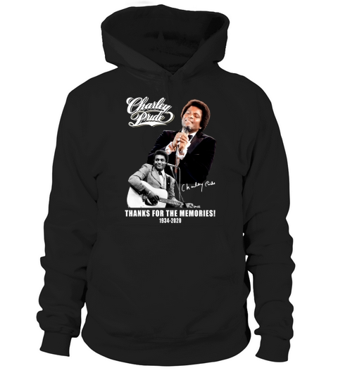 Charley Pride Thanks For The Memories 1934 2020 Hoodie Unisex