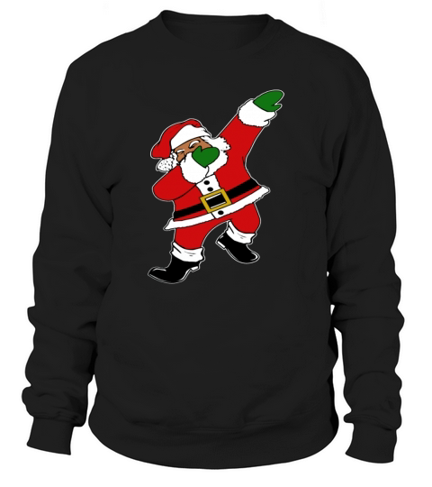 Merry Christmas Dab Black Santa Claus Sweatshirt Unisex