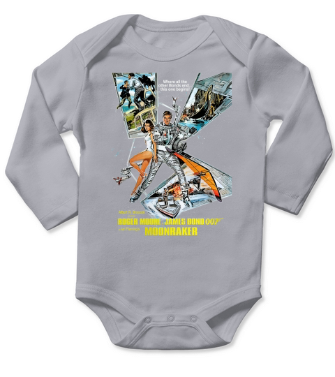 Moonraker Shirts Long Sleeve Baby One-Piece