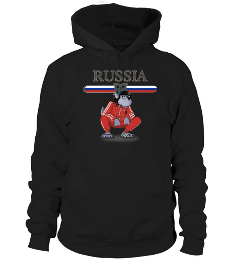 Russia Nu Pogodi Gopnik Wolf Hoodie Unisex