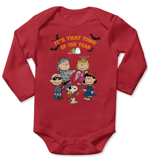Peanuts Halloween Long Sleeve Baby One-Piece