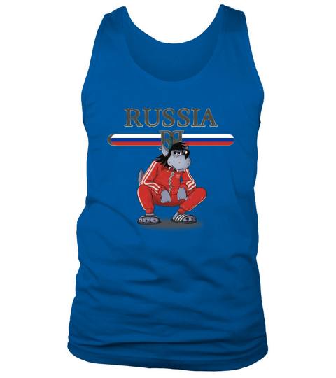 Russia Nu Pogodi Gopnik Wolf Tank Top Unisex