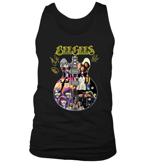 Bee Gees Guitarist Band Signatures Tank Top Unisex