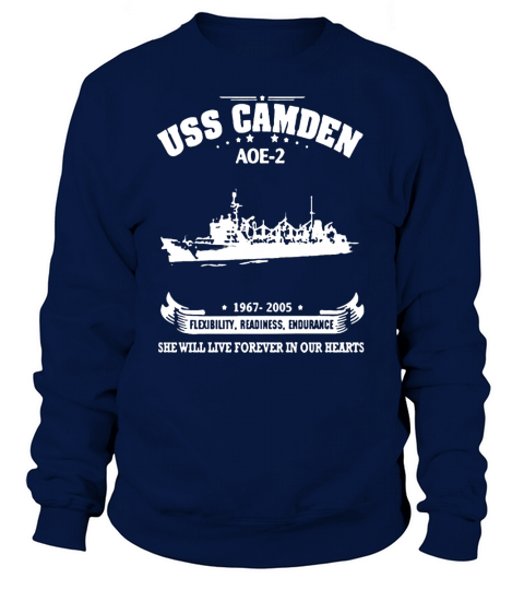 USS Camden (AOE-2) Tshirt Sweatshirt Unisex