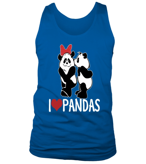 LOVE PANDA BEAR VALENTINE DAY Tank Top Unisex