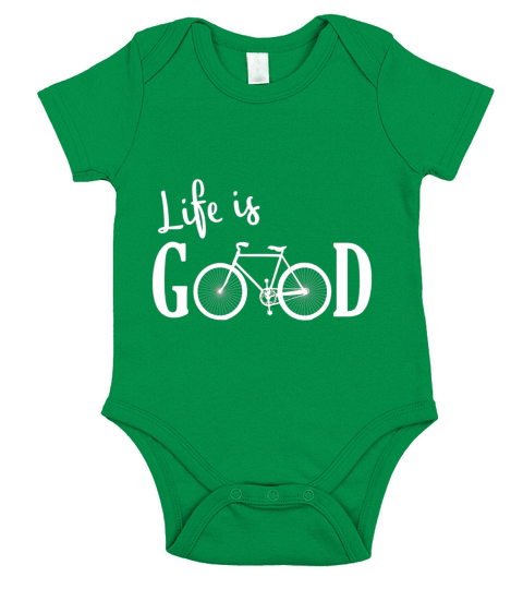 Funny Bike Cyclist Shirt Bicycle Shirt Short Sleeve Baby One-Piece