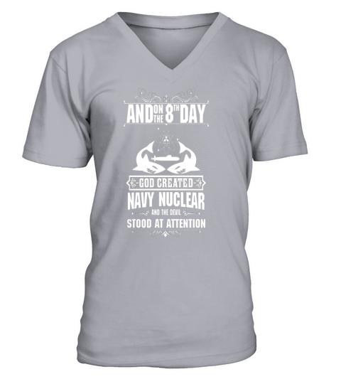 Navy Nuclear V-Neck T-shirt