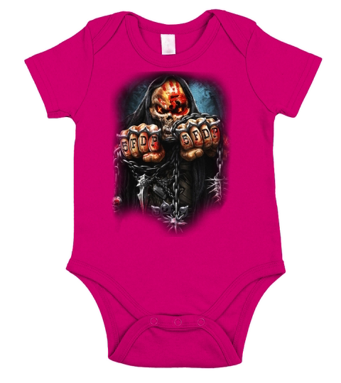 Five Finger Death Punch FFDP Game Over - Apron Short Sleeve Baby One-Piece