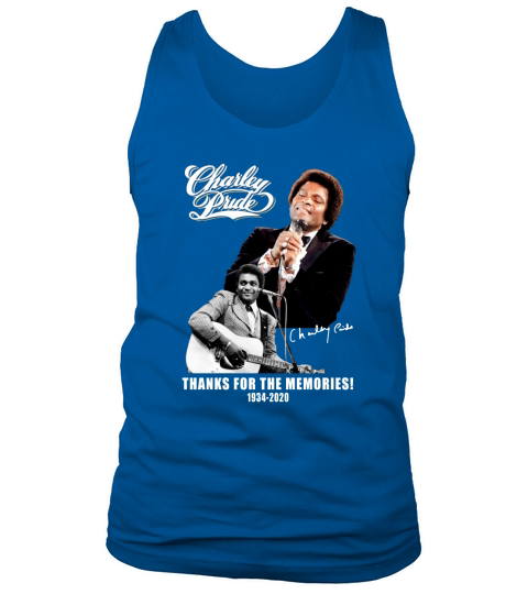 Charley Pride Thanks For The Memories 1934 2020 Tank Top Unisex