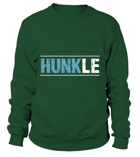 Hunkle Funny Family Favorite Uncle Niece Or Nephew Love Art Sweatshirt Unisex