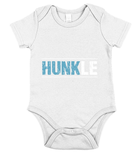 Hunkle Funny Family Favorite Uncle Niece Or Nephew Love Art Short Sleeve Baby One-Piece