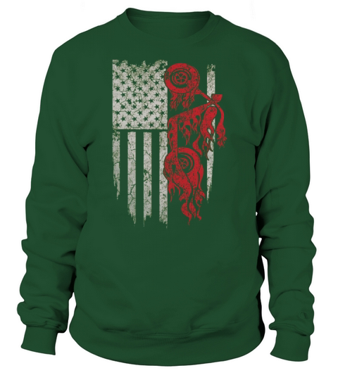 MOTORCYCLE FLAG Sweatshirt Unisex