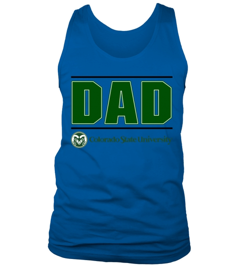 Colorado State University Fort Collins Proud Dad Parents Day 2020 Tank Top Unisex