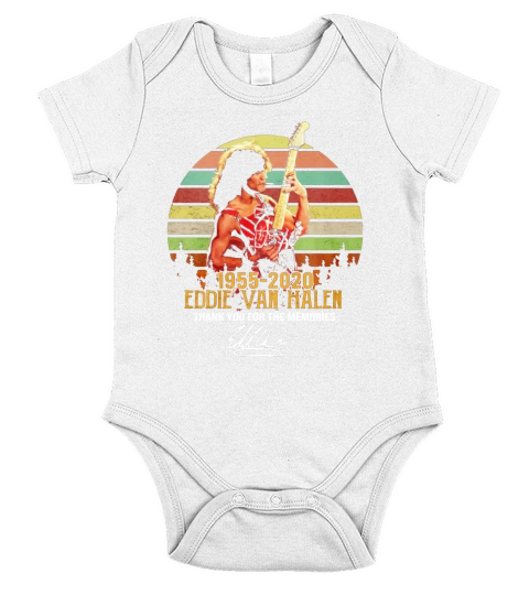 Vintage Eddie Van Halen Short Sleeve Baby One-Piece