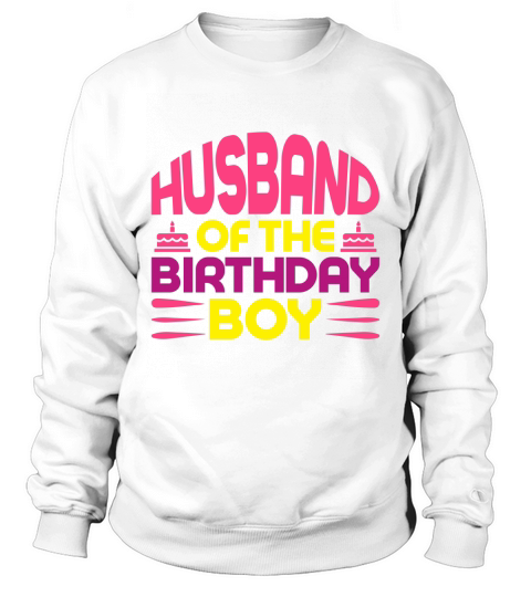 Husband of the birthday boy Sweatshirt Unisex
