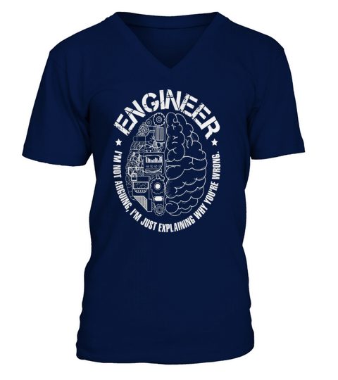 Funny Im an Engineer - Engineering Shirt for Men or Woman V-Neck T-shirt