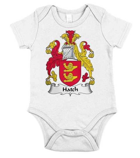 Hatch Family Crest Short Sleeve Baby One-Piece