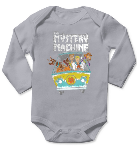 Scooby Doo Mystery Machine Heavy Metal Long Sleeve Baby One-Piece