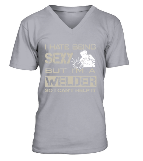 Mens Welder t shirt - Funny Welder Shirt for Men - Welding tees V-Neck T-shirt
