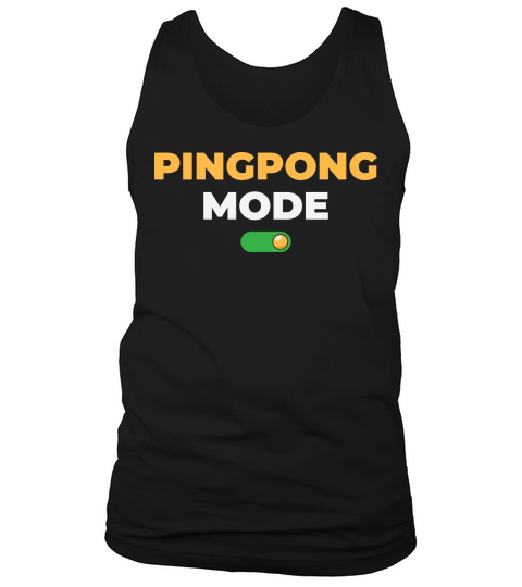Ping Pong Playing Mode On Tank Top Unisex