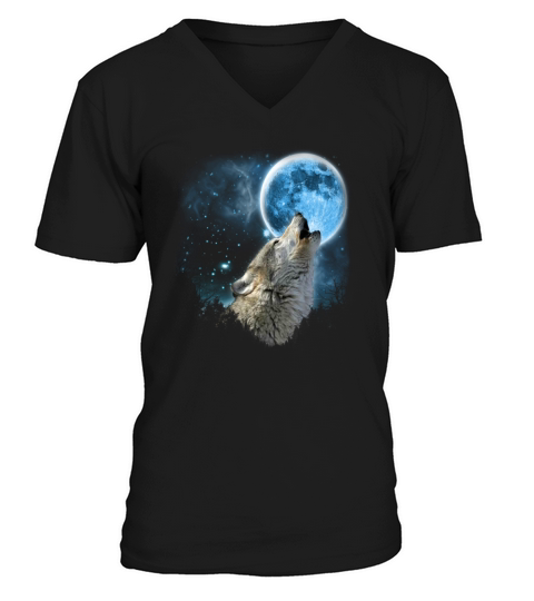 Silver Wolfs Skylight Womens T-Shirts V-Neck T-shirt