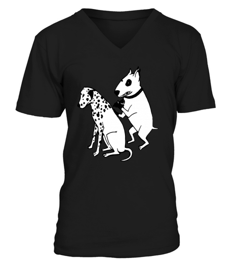 DALMATIAN DOG TATTOO T-Shirt V-Neck T-shirt