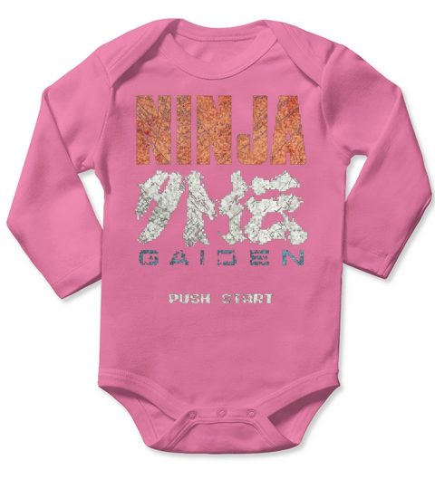 Ninja Gaiden Vintage Emblem Long Sleeve Baby One-Piece