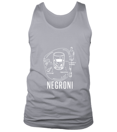 Negroni Cocktail Liver Shirt Gift idea Tank Top Unisex
