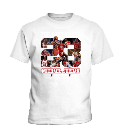 The last dance 23 michael jordan 1984 1998 thank you for the memories signature Kids T-Shirt