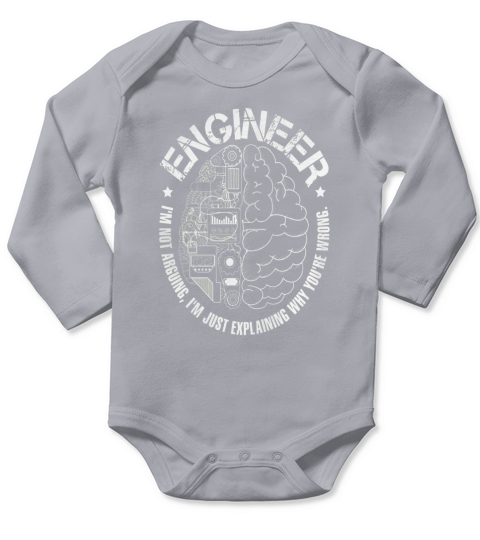 Funny Im an Engineer - Engineering Shirt for Men or Woman Long Sleeve Baby One-Piece