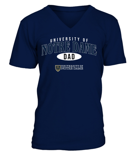 Champion University Of Notre Dame Dad 2020 V-Neck T-shirt