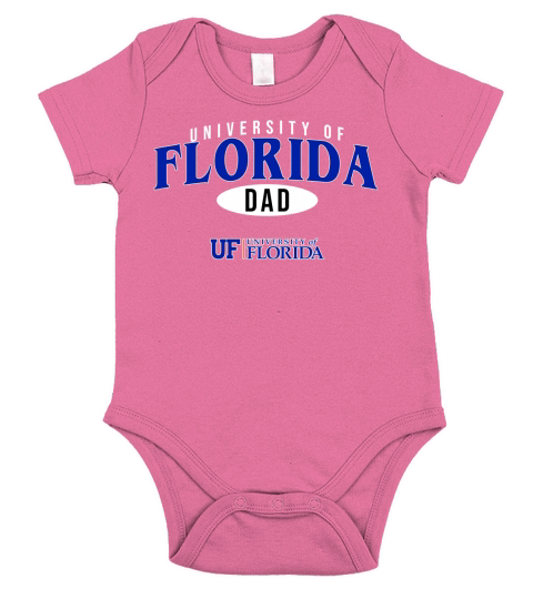 Champion University Of Florida Dad 2020 Short Sleeve Baby One-Piece