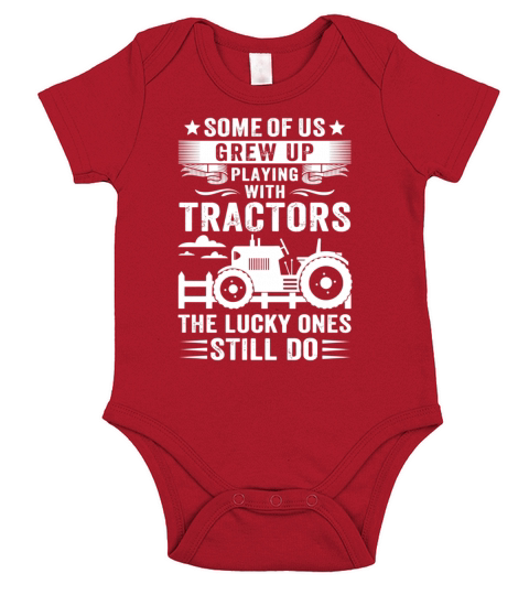 Tractor driver Short Sleeve Baby One-Piece