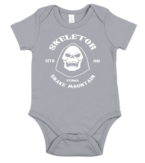Skeletor Short Sleeve Baby One-Piece