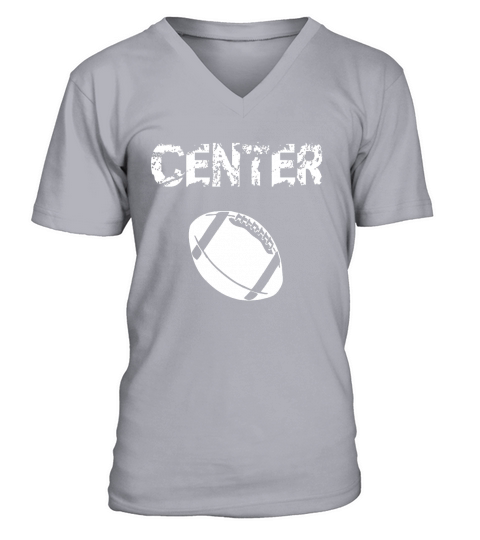 Football Center Position T Shirt Gift Idea Offensive Lineman V-Neck T-shirt