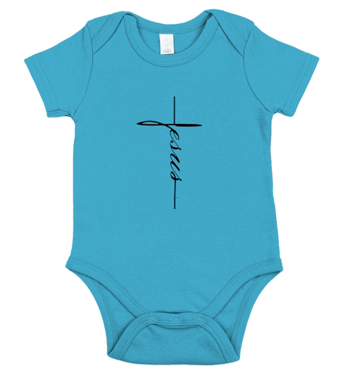 Jesus Short Sleeve Baby One-Piece