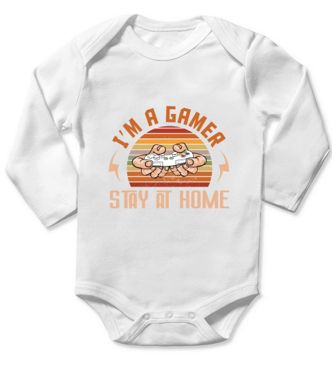 Im a gamer stay at home Long Sleeve Baby One-Piece