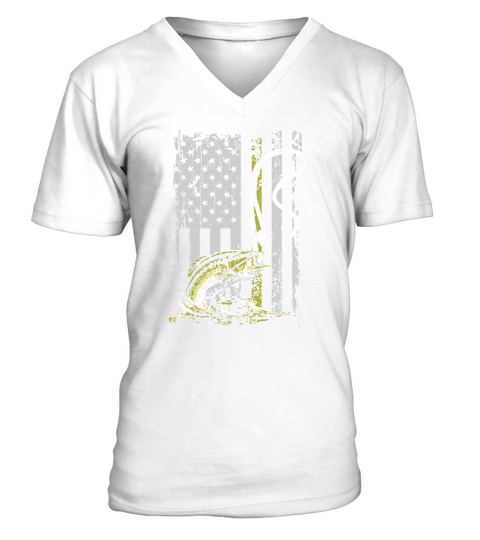 Fishing Flag V-Neck T-shirt
