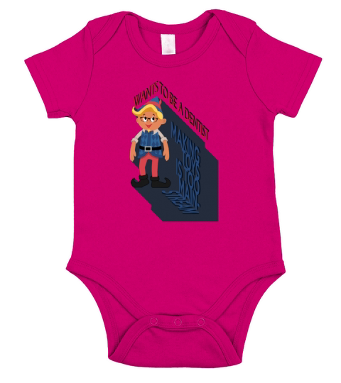 Hermey The Hipster Elf Short Sleeve Baby One-Piece