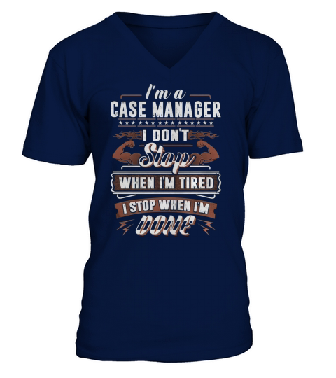 Case Manager V-Neck T-shirt