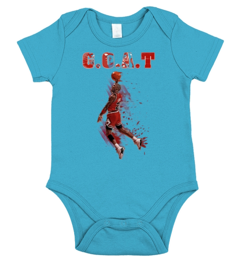 Basketball Chicago Jordan Legend GOAT Slam Dunk shirt Short Sleeve Baby One-Piece
