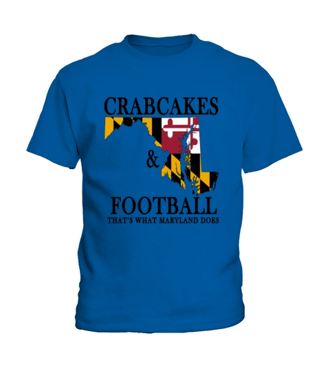 Crabcakes &amp;amp; Football T-Shirts Kids T-Shirt