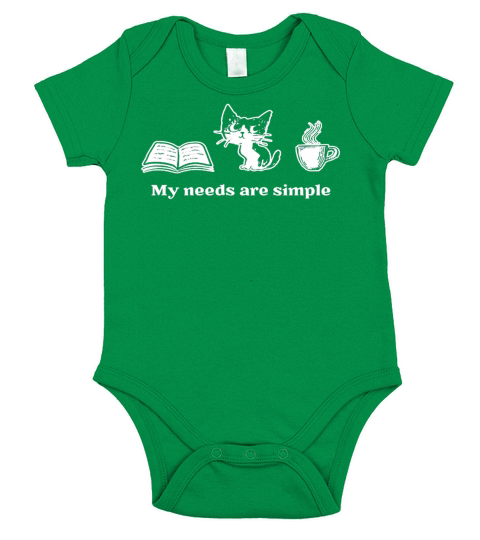 Book Cat Coffee - Canada and Europe Short Sleeve Baby One-Piece