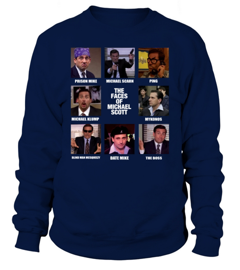 Les visages de Michael Scott - Le bureau Sweatshirt Unisex