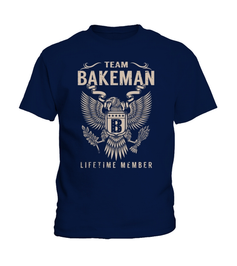 Team BAKEMAN Lifetime Member Name Shirts Kids T-Shirt